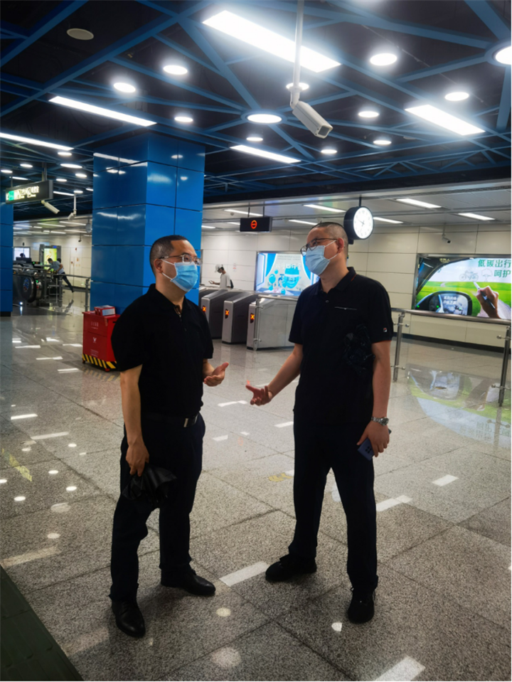 公司黨委書記、執(zhí)行董事朱軍到廣州地鐵項(xiàng)目開展調(diào)研